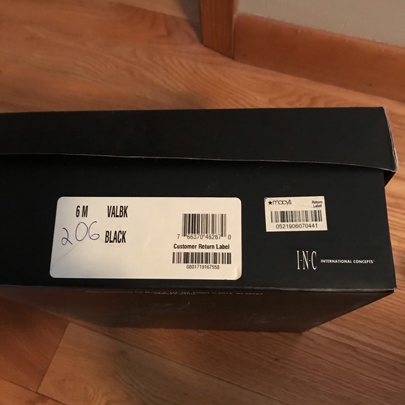 Inc International Black Platform Sandals - Picture 9 of 13